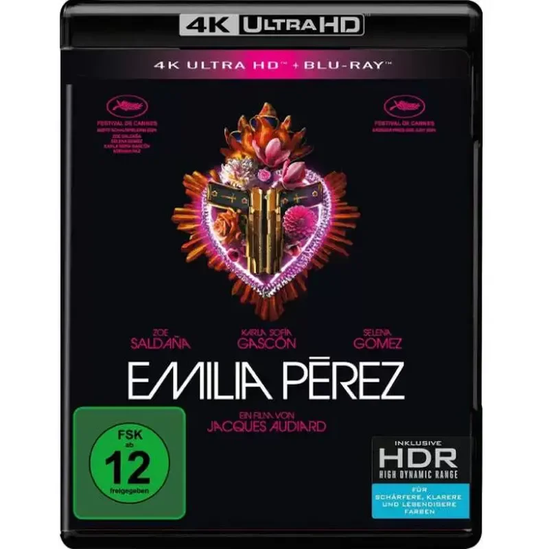 4K-UHD Emilia Perez (2024) Blu-ray movie, Blu-ray disc