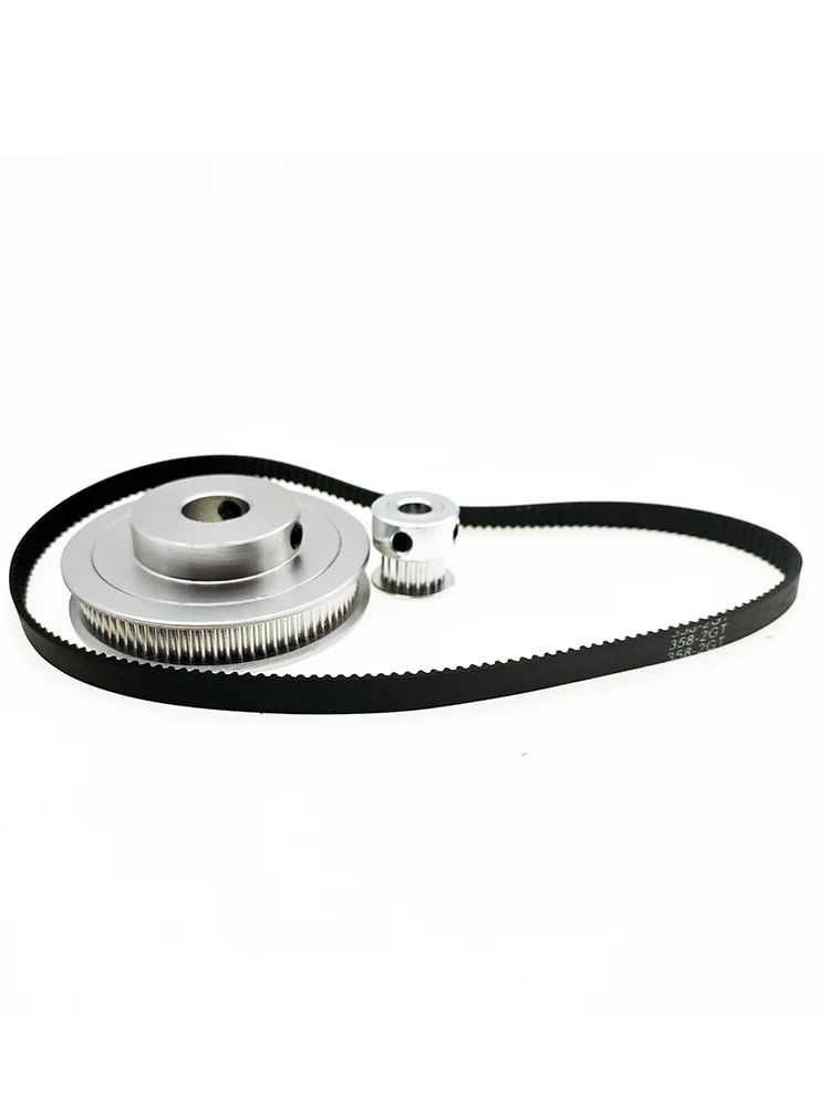 16 tooth 80 tooth synchronous wheel 2GT timing belt set, inner hole 5-25mm, belt circumference 200/240/260/280/300mm