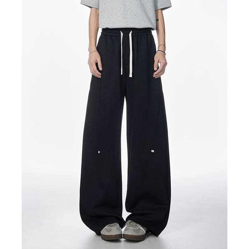 

Мужские спортивные широкие брюки Four Seasons для отдыха на открытом воздухе, удобные модные модные простые универсальные прямые брюки