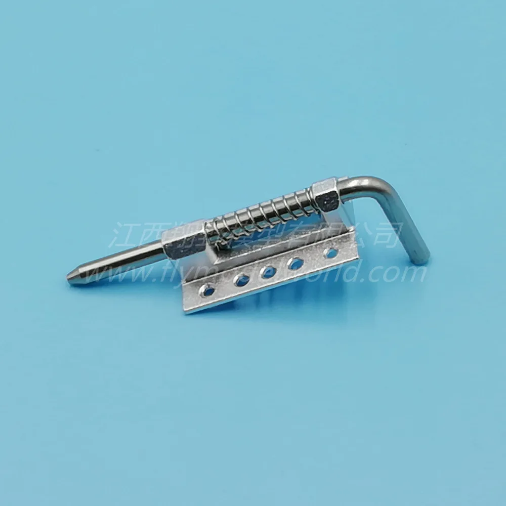 Model Aircraft Accessories, Cockpit Cover Door Fixing Lock, Lock Cover, Aluminum Alloy Spring Cockpit Lock, Elbow Straight, (Ins