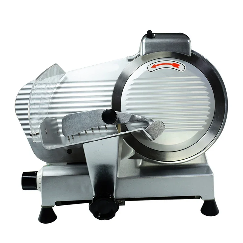 WEB-D250 Commercial Semi-Automatic Lamb  Pork Meat Slicing Machine 10 Inch Full Metal Body 220V Household Food Slicing Machine