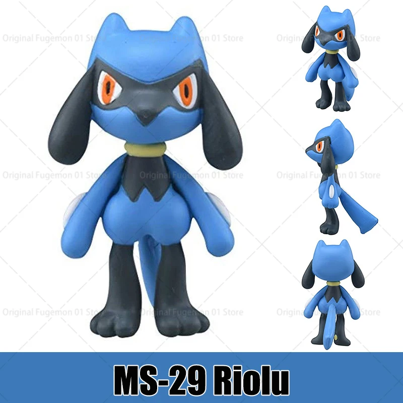 Original TAKARA TOMY Pokemon Floragato Blaziken Quaxly Quaquaval Mega Lucario Figur Spielzeug Sprigatito Meowscarada Modell Puppe Geschenke – Detail 16
