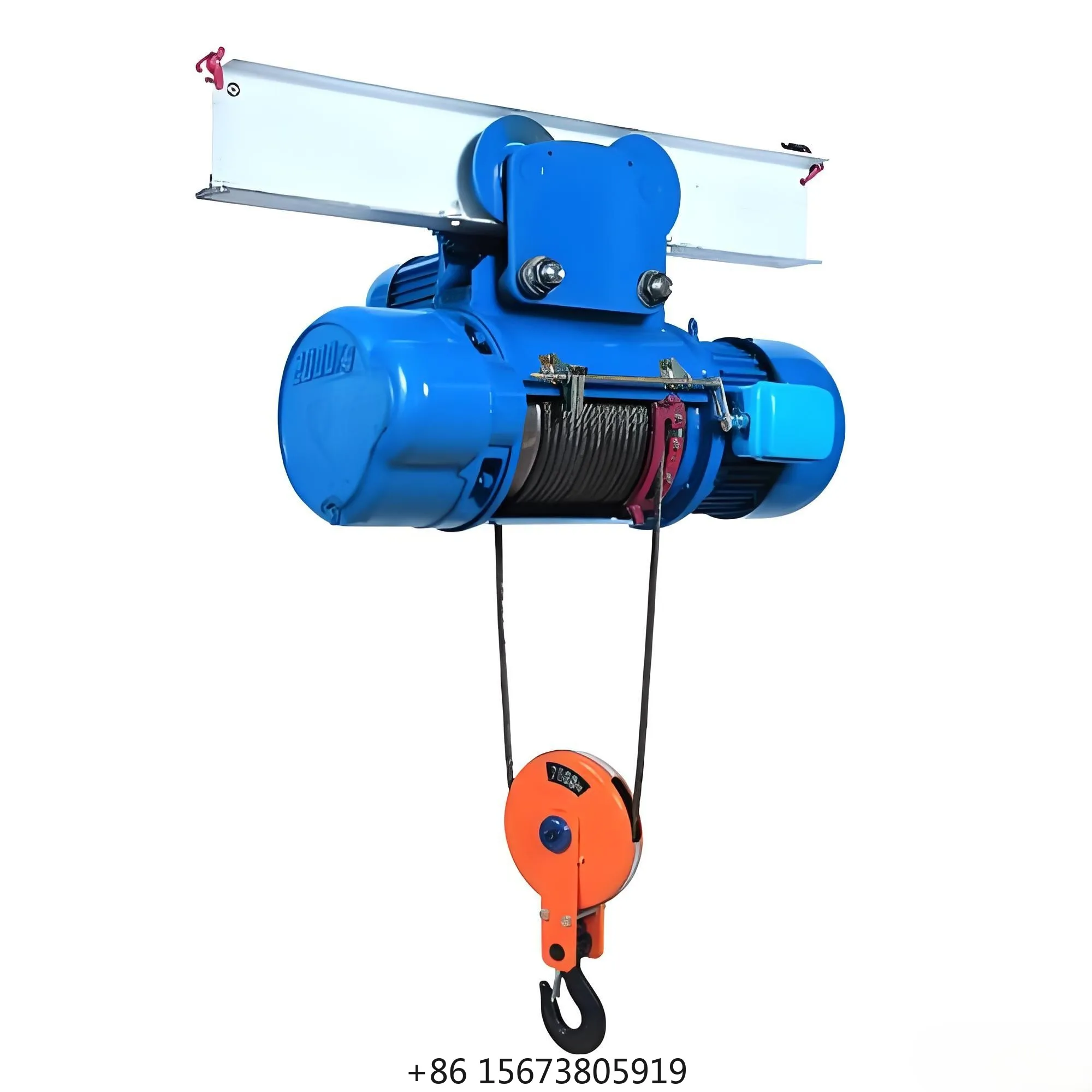 New Acme Electric Wire Rope Hoist 5 Ton with Remote Control 10m Length for Workshop (IP55 Protection)