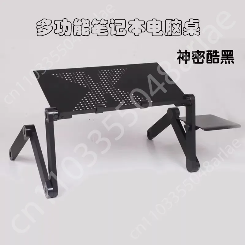 Laptop Table Stand and Lap Desk Adjustable Riser Portable with Mouse Pad Aluminum Laptop Cooling Holder desk for bed desktop