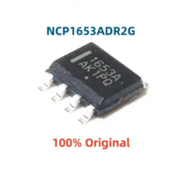 10PCS 100% Original NCP1653ADR2G SOIC-8 CCM PFC Controller 67kHz 8.75-18V Power Factor Correction IC for AC-DC Power Supply