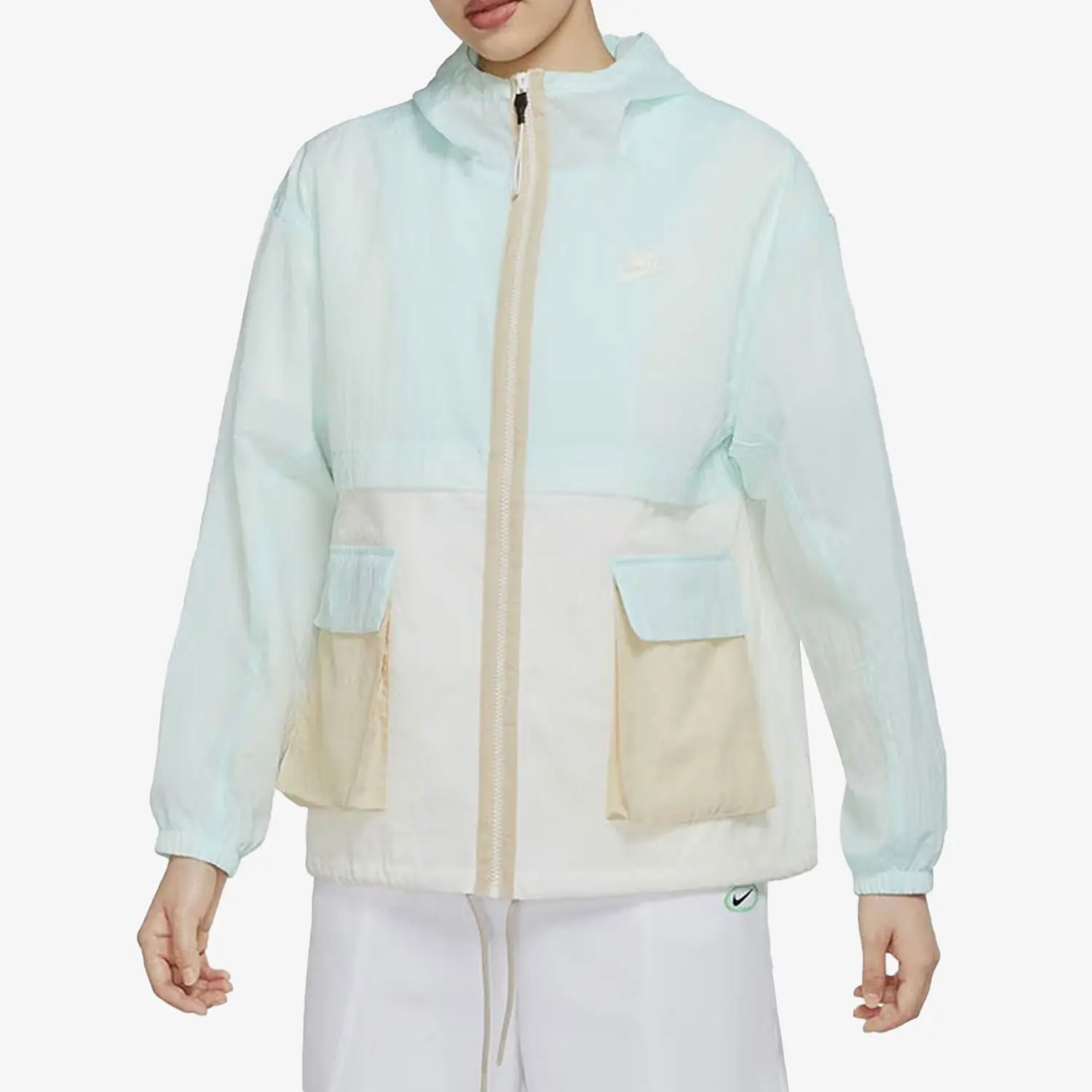 Nike Authentic Autumn New Women's Sports Casual Windproof Hooded Jacket DZ3036-311