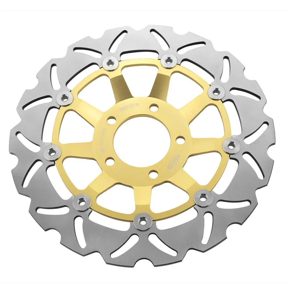 

For Suzuki GSX750/750F/600F/R400 & SV 650/S DER./IZO. & RF600/400R 1Pair Gold Motorcycle Front Brake Disc Rotor Adaptor