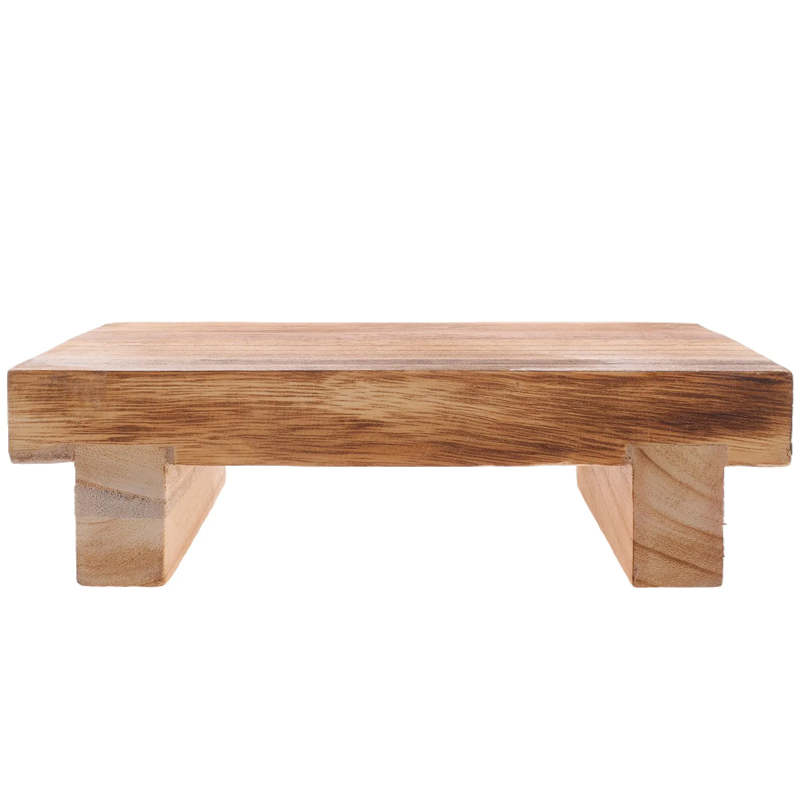 Reposapiés de Madera Pequeño, Taburete Ergonómico para Personas Mayores, Reposapiés para Oficina, Hogar, Sala de Estar, para una Mejor Postura