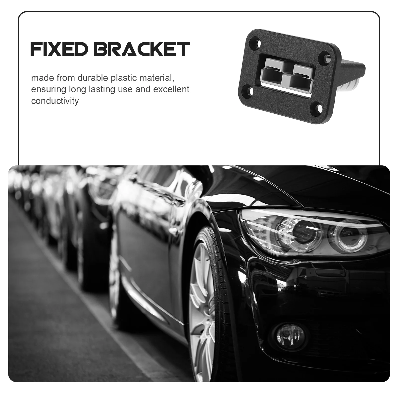 التوصيل تصاعد لوحة الاتصال السريع قطع موصل 50A كتيفة ثابتة غطاء فلوش جبل راحة لوحة السيارات #2