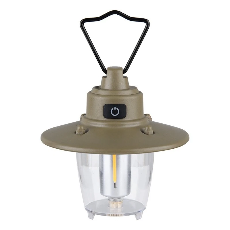 

Outdoor camping light retro pine cone light exquisite tent long battery life charging LED light atmosphere