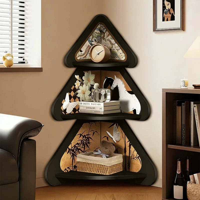 Storage rack Corner shelf Children's bookshelf Decorative doll Toy locker Bookcase