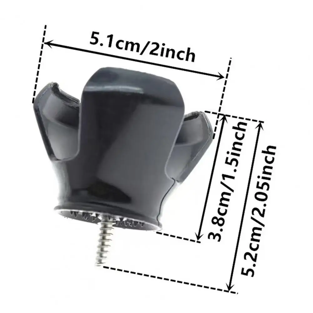 Push Rod Ball Retriever Lightweight Golf Ball Picker with Three Claws Clamp Portable Club Tail Collector Threaded Installation