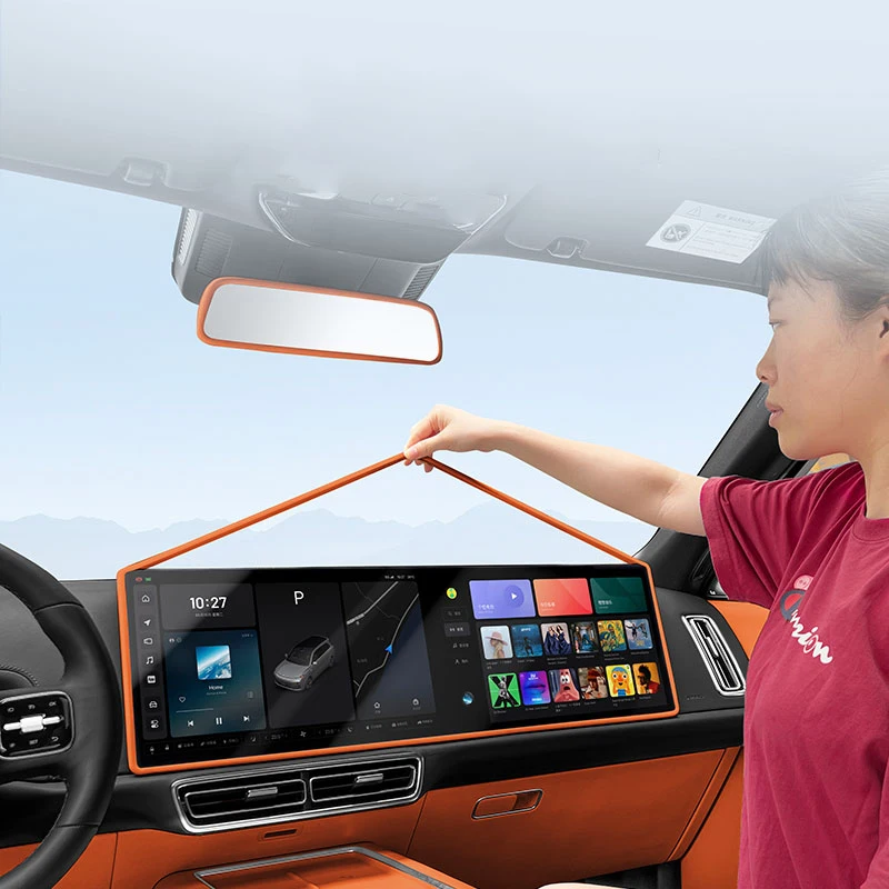 Car Central Control Screen Decoration Frame for Li Lixiang L6 L7 L8 L9 MEGA Leading Ideal Protective Cover Trim Accessory