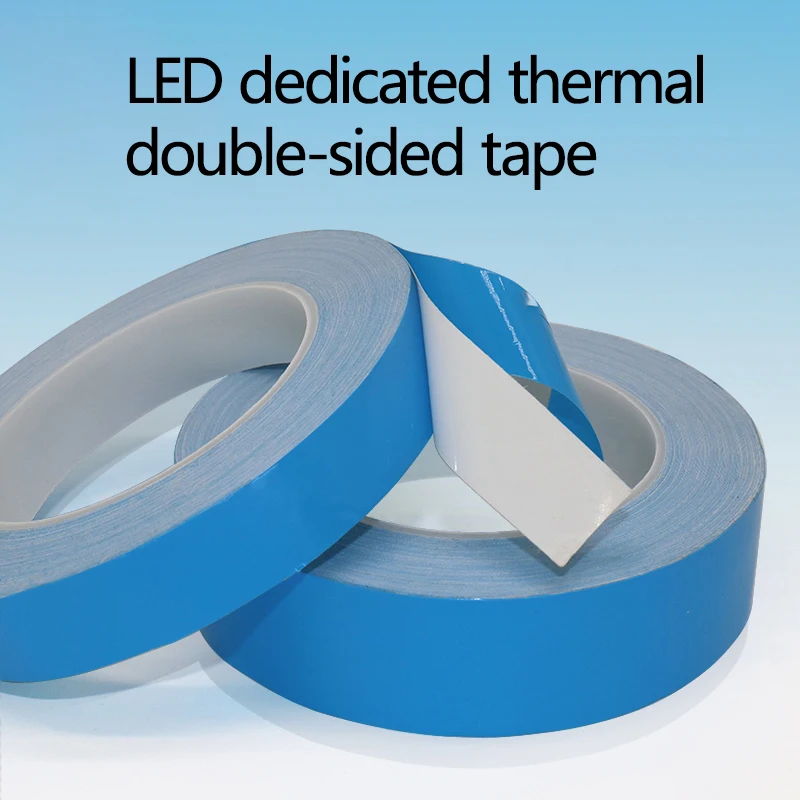 25M/Roll 5mm 8mm 10mm 13mm Width Transfer Tape Double Side Thermal Conductive Adhesive Tape for Chip PCB LED Strip Heatsink