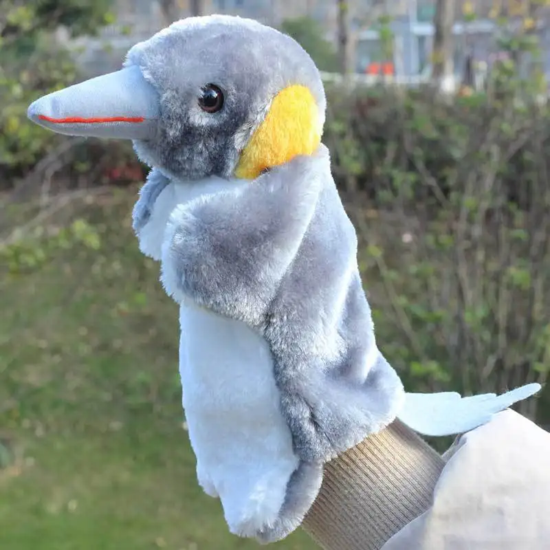 Infant Cute Bird Hand Puppet Plush Toy For Children Birthday Gift Stuffed Toy