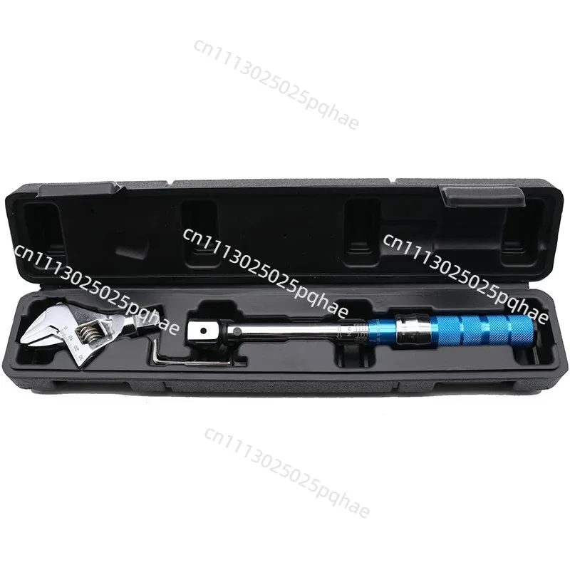High-Precision 0-30mm Torque Wrench with Square Hole for Bicycle Spark Plug Adjustable Torque Preset Tool for Tool Enthusiasts