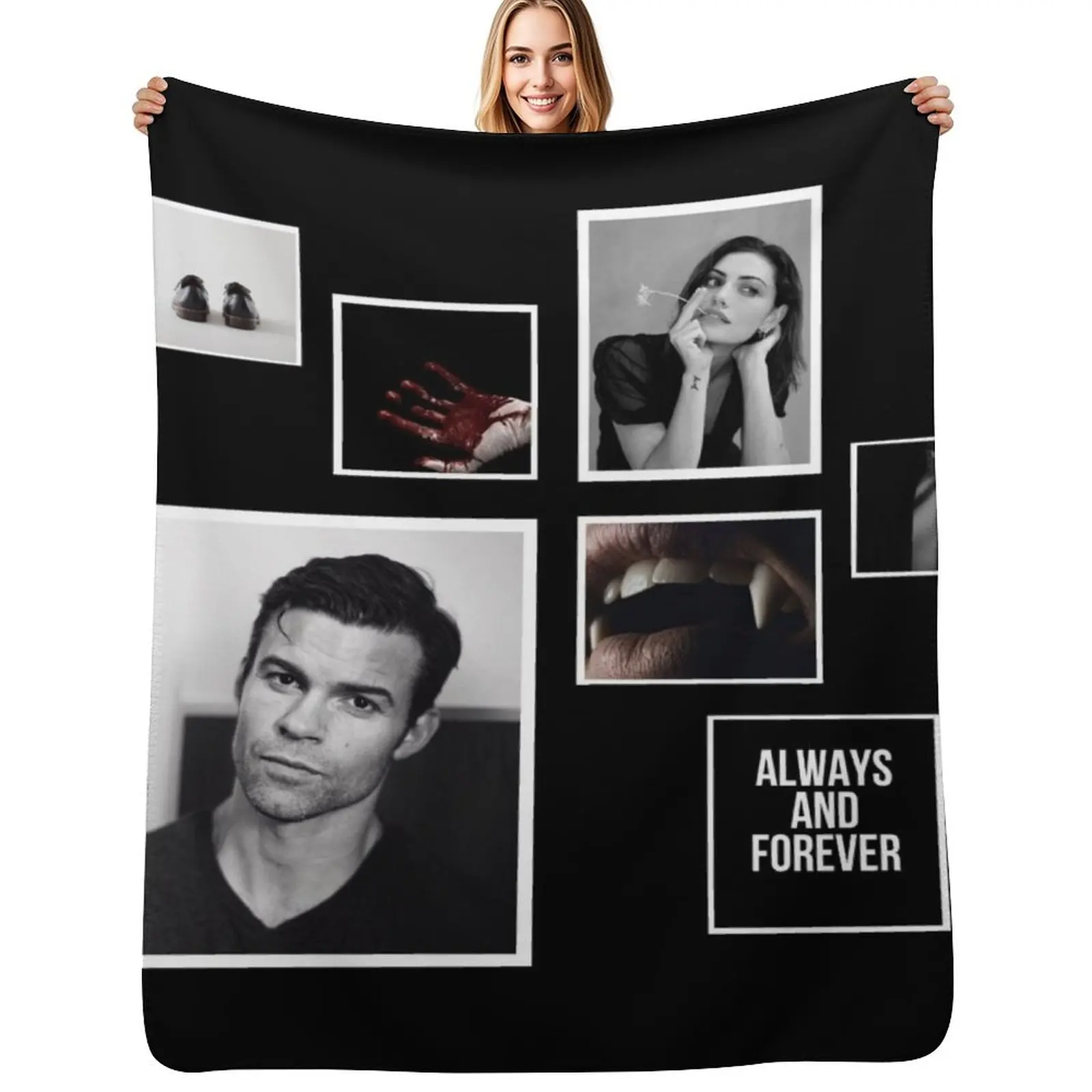 

Elijah Mikaelson Throw Blanket For Sofa Thin Beach Furry for winter Blankets