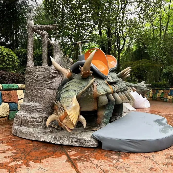 Coin-operated Kids Dinosaur Ride Mall's Most Popular Electronic Dinosaur Ride