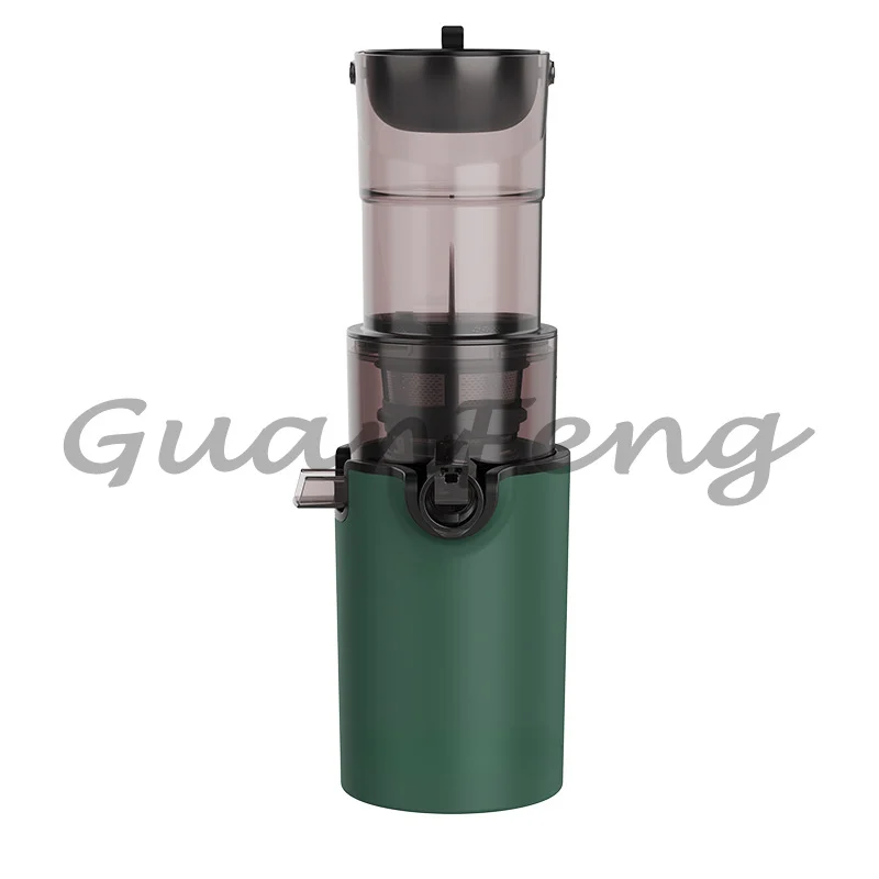 220V Household Electric Slow Automatic Large Caliber Fruit Residue Separation Cold Press Juicer