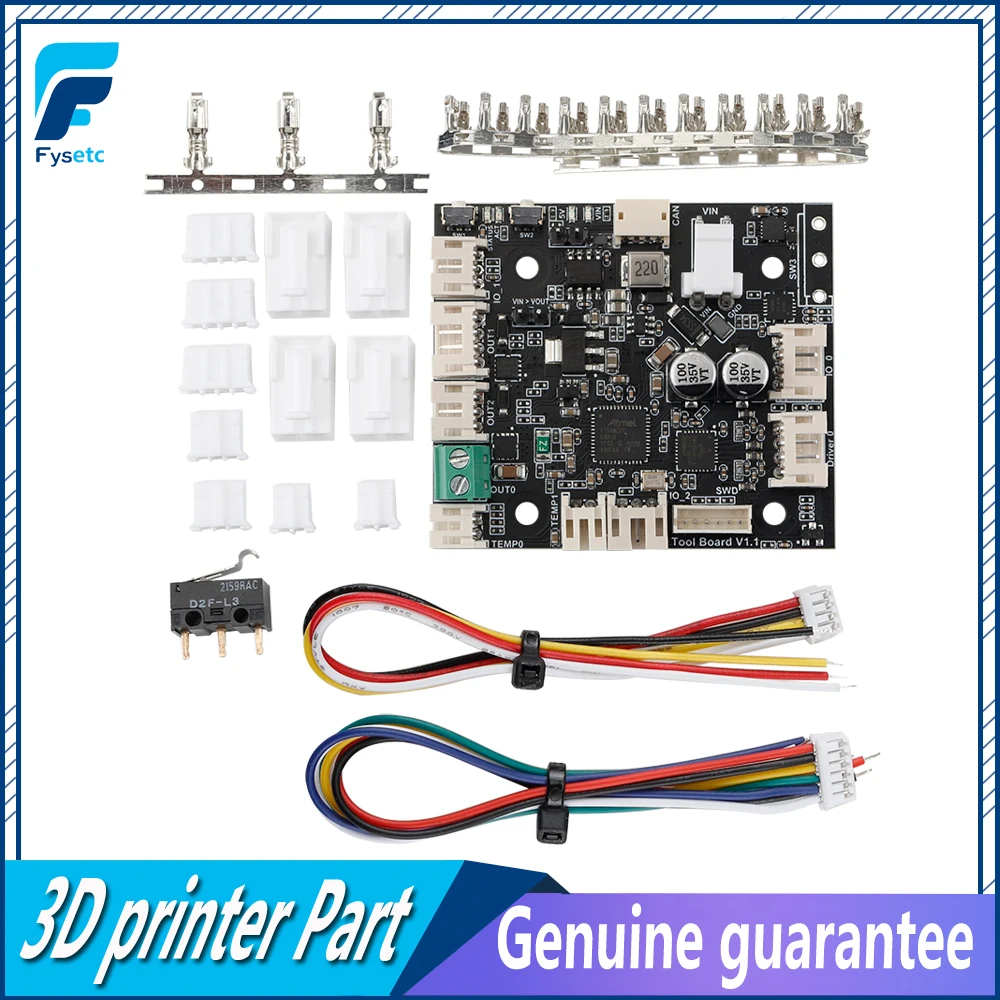 

FYSETC Clone Duet3 Toolboard 1LC V1.1 Controller Board Advanced Duet 3 1LC Mother Board CAN-FD Expansion 3D Printer Accessories