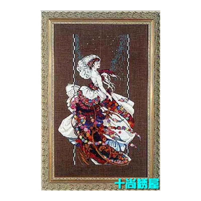 

Cross-stitch kit DIY embroidery toolkit Optional printed designs Materials pack saga Fairy