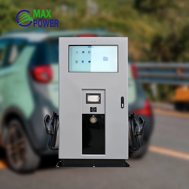 OEM ODM RFID Wi-Fi DC Fast 40 кВт Напольная подставка Рекламные зарядные устройства для электромагнитов с экранами