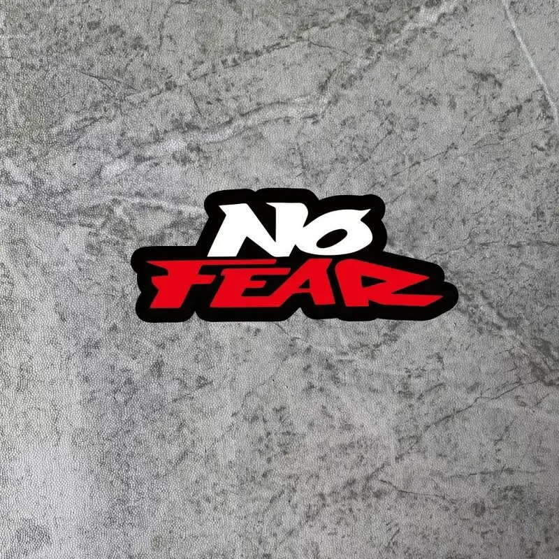 Vinyl Stickers: No Fear Decals - Logo for Car, Motorcycle, Helmet - PVC Material