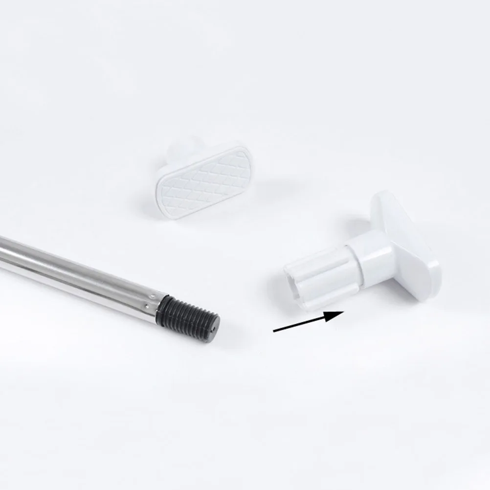 

50-80cm Telescopic Stainless Steel Shower Curtain Rod Easy Lock Tension No Slip Expansion Curtain Pole