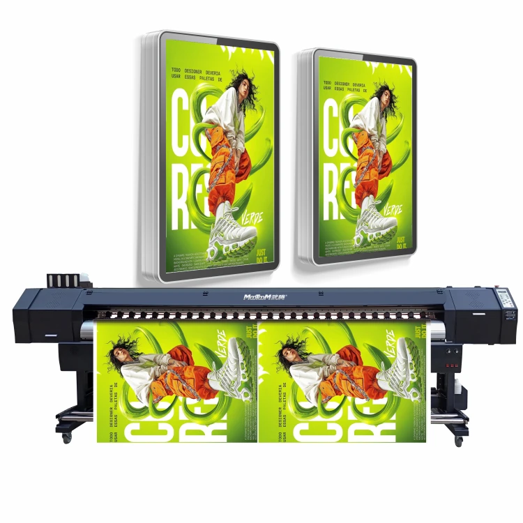 MOOTOOM Brand 3.2m Large Wide Format Eco Solvent Indoor Outdoor Advertising Printing Machine Cheapest Eco Solvent Printer