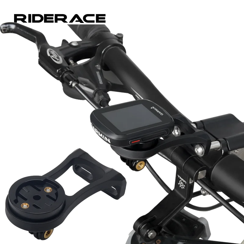 Fahrradcomputer-Tachometerhalterung Nylon-Halterung Fahrradlenkerhalterung für Garmin Bryton Gopro Sportkamera Taschenlampenhalterung