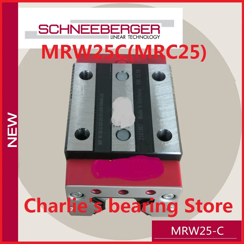 1pc 100% brand new original genuine SCHNEEBERGER Roller-MONORAIL block MRW25C(MRC25)