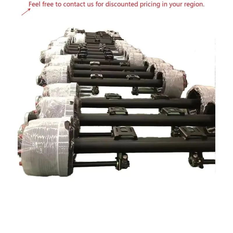 L1 المحور مقطورة خارجية المحور 12 طن 1850 شعاع مربع بإطارات مزدوجة OEM #1