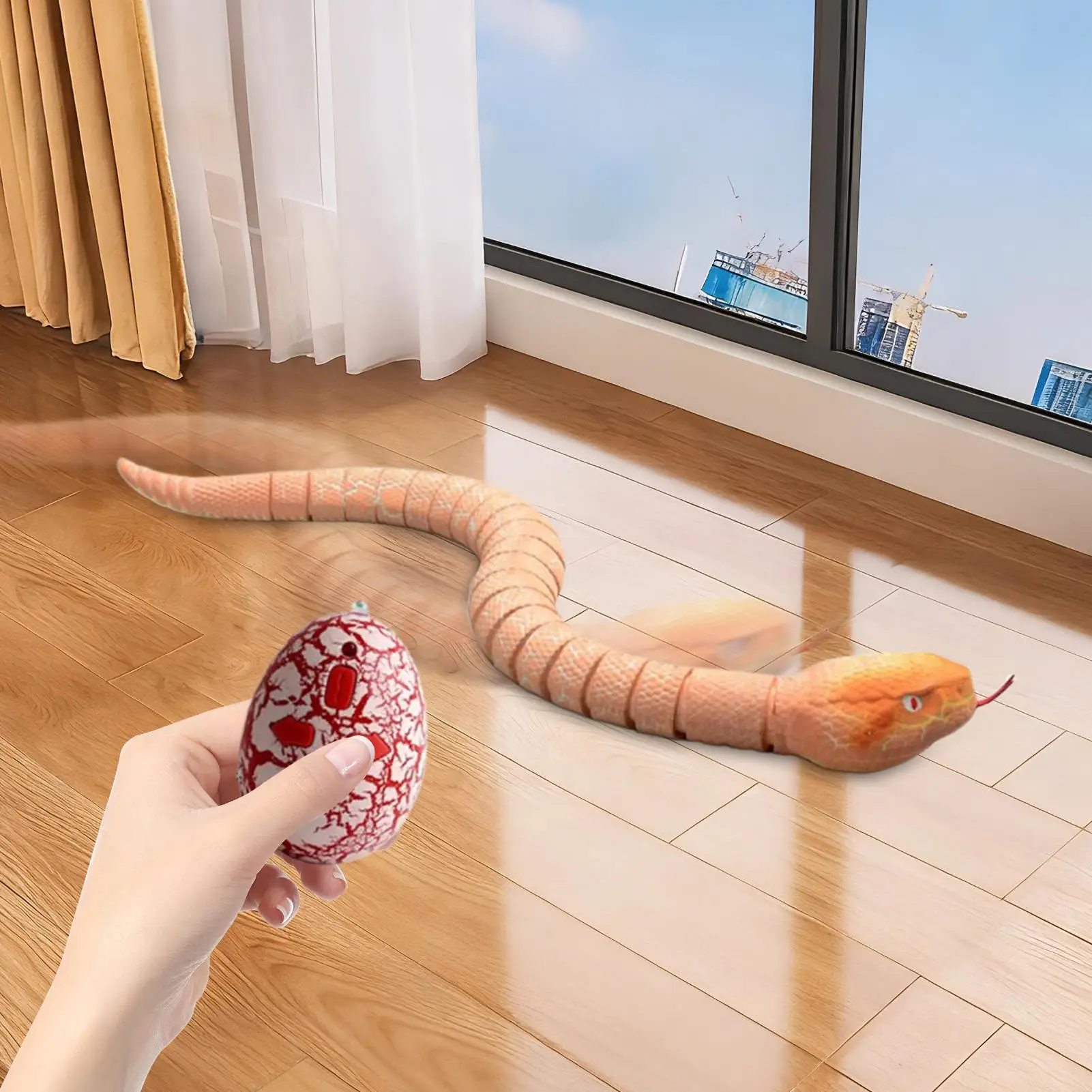 Snake Remote Control Electric Prank Toys Cat Enrichment Toys For Kids Teens Adults Party Halloween Home Office Themed Event 4