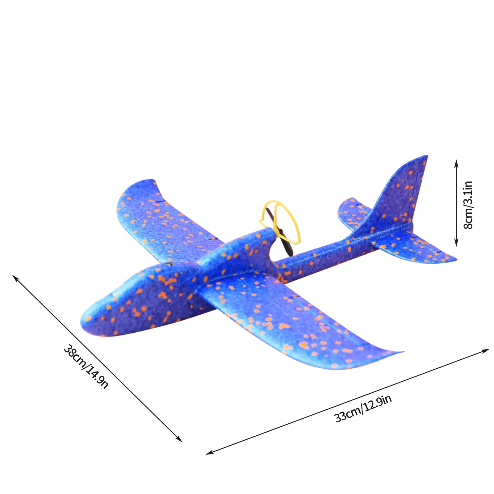 Electric Airplane Toy For Kids, Foam Throwing Glider Plane, Rechargeable, Summer Outdoor Garden Flying Gadget Game 1pcs