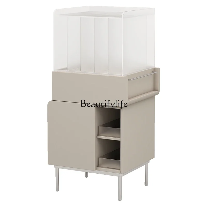 

Nordic acrylic magazine cabinet modern simple living room record storage side cabinet