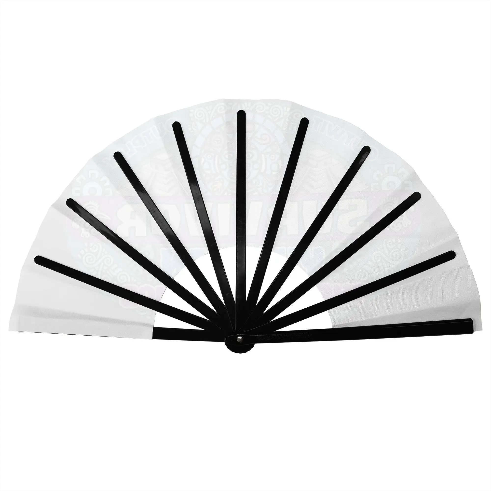 Only S-Survivors Portable Pocket Fan Travel Reality Show Folding Fan Chinese Dance Cooling Handheld Fans