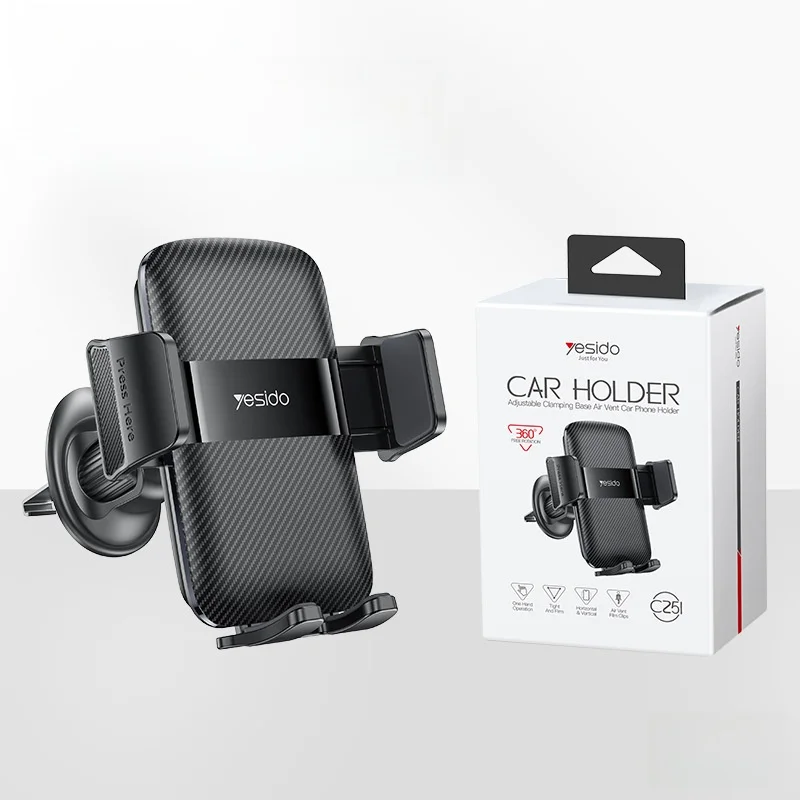 Yesido سيارة جبل النسر منقار كليب تكييف الهواء منفذ تدفق الهواء دليل حامل هاتف السيارات مشبك السيارة العالمي
