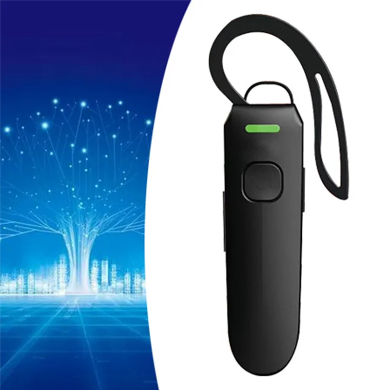 Mini auriculares Bluetooth para Hotel, auriculares Bluetooth con gancho para colgar en la oreja, Walkie Talkie, altavoz todo en uno