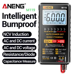 ANENG M119 Mini Portable Multímetro Tester 6000 Counts Mmultimetro Digital Multitester Auto Switching Machine Multimeter Tools