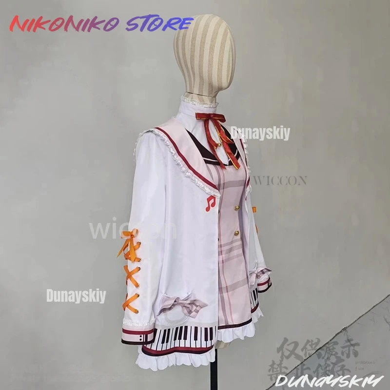 Anime Vtuber ssiOtonose Kanade Costume Performance Abito in pizzo Parrucche Lolita per ragazze Donna Party Idol ssi