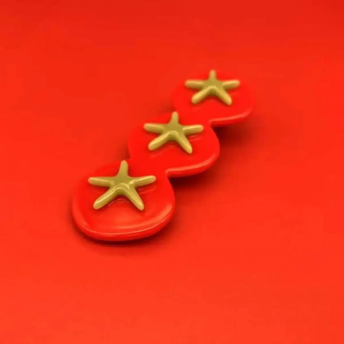 

Красная заколка для волос в форме томата | Оригинальная заколка-уточка в форме томата, ярко-красная, милая заколка для волос, боковая заколка из ацетата, красочные аксессуары