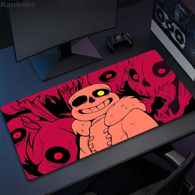 Anime Mouse Pad Pc Gamer Undertale Gaming Mousepad Xxl 900x400 Mouse Mat Keyboard Desk Mat Carpet Mausepad Computer Laptop Pad