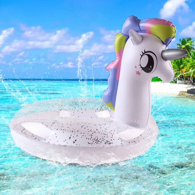 الكرتون الحيوان نفخ لعب الطفل طوافة بلاستيكية للسباحة بركة الشاطئ المياه ألعاب احتفالات الصيف في الهواء الطلق نفخ العائمة الدائري للأطفال
