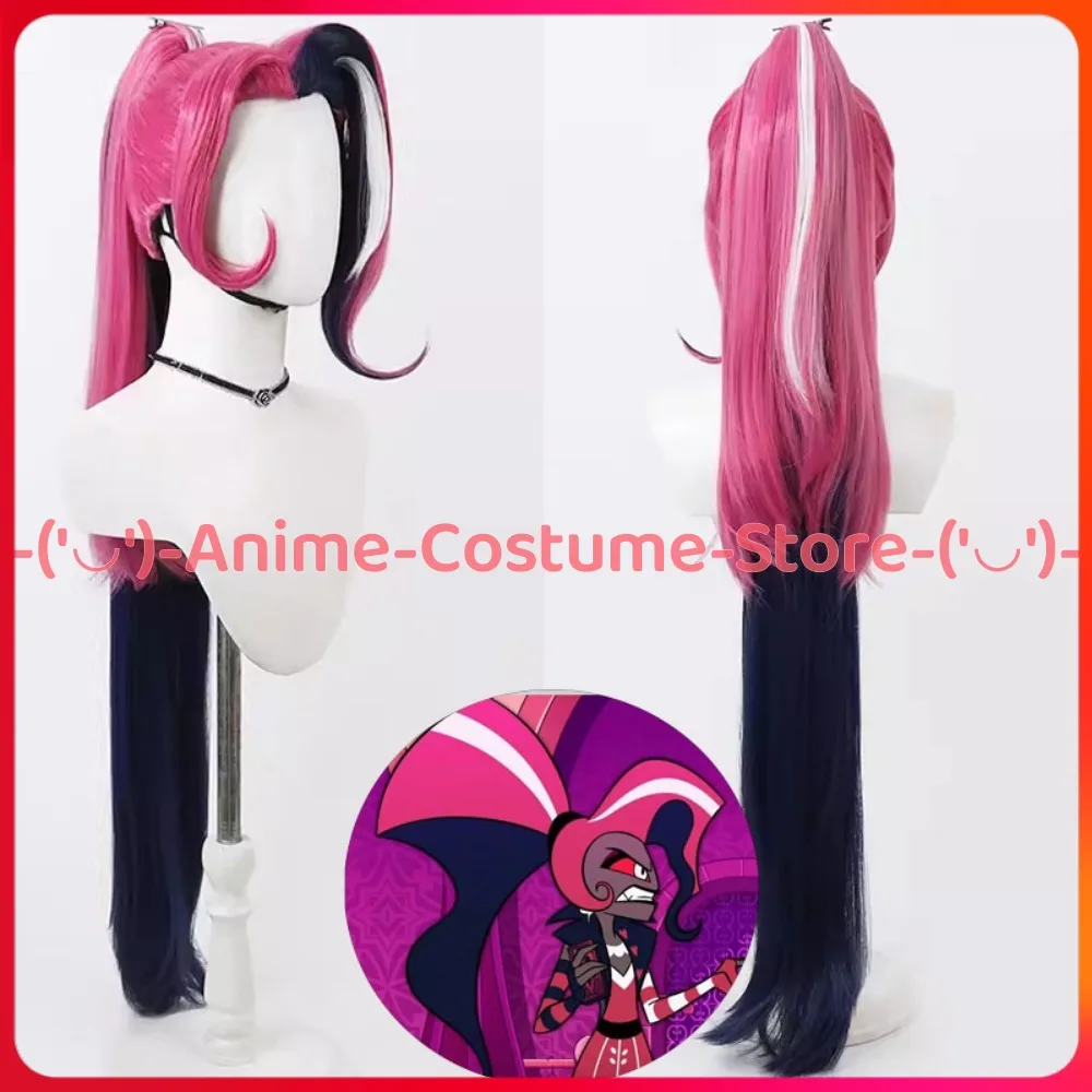 

HazDin Kotel Velvet Cosplay Wig Ponytail Anime Character Halloween Carnival Party Costume Wigs Heat Resistant Synthetic Hair