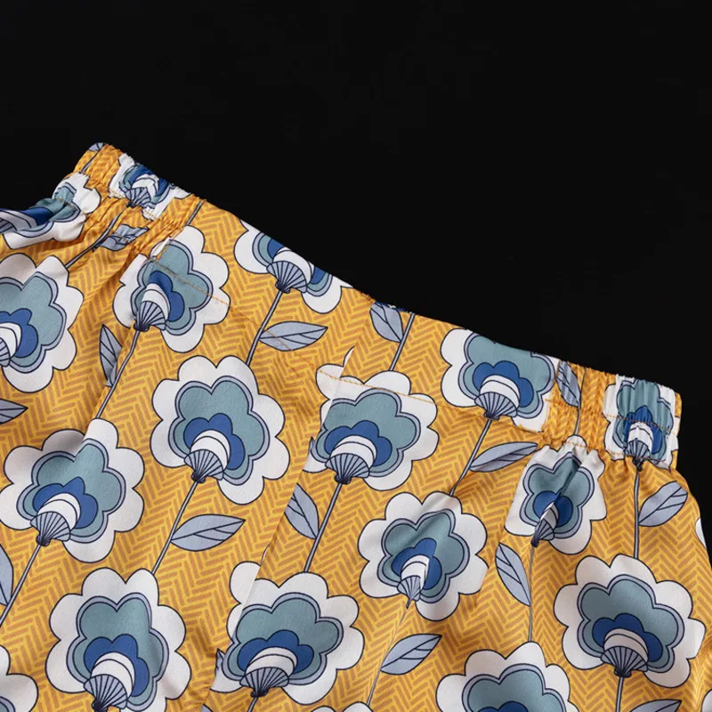 HKSH Primavera Autunno Nuovo Set da due pezzi da donna Stampato Colletto rovesciato Camicia monopetto a maniche lunghe Pantaloni casual Ins HK14230