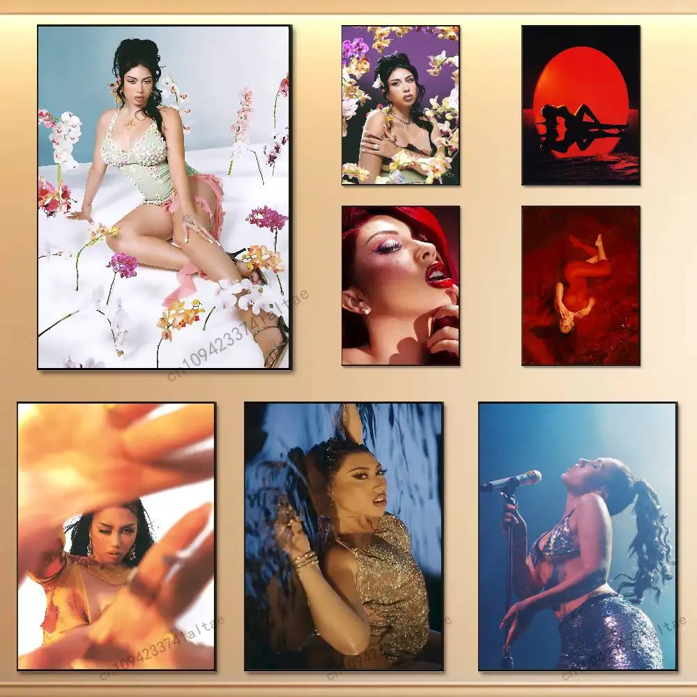

K-Kali U-Uchis Singer Poster High Wall For Home Office Bedroom Living Room Hallway Bar Perfect Gift Quality