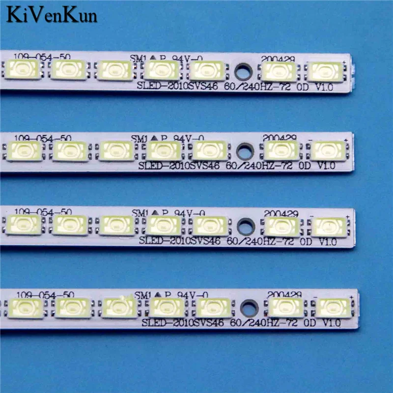 LED TV Bands Bars SLED_2010SVS46 60/240HZ_72 0D V1.0 Backlight Strip For Samsung UA46C5000 UE46C7000 UE46C6000 Array Bands Tapes