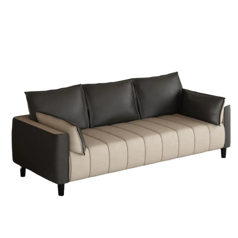 

New technology cloth piano key sofa rental house simple small apartment clothing store apartment cat paw leather leave-in sofa