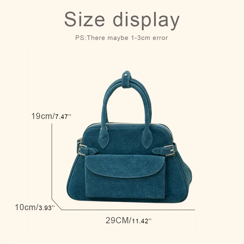 Customize Initials Suede Cowhide Shell Bags For Women Luxury Designer Handbag And Purse 2026 New In Leather Belt Buckle Shoulder