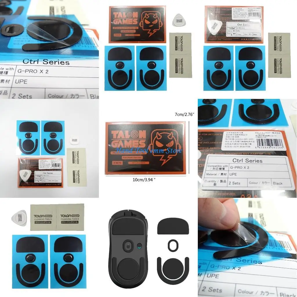 

H37F 2Sets Mouse Skates Stickers Pad Mouse Feet Replace for GPROX Superlight2 Mouse